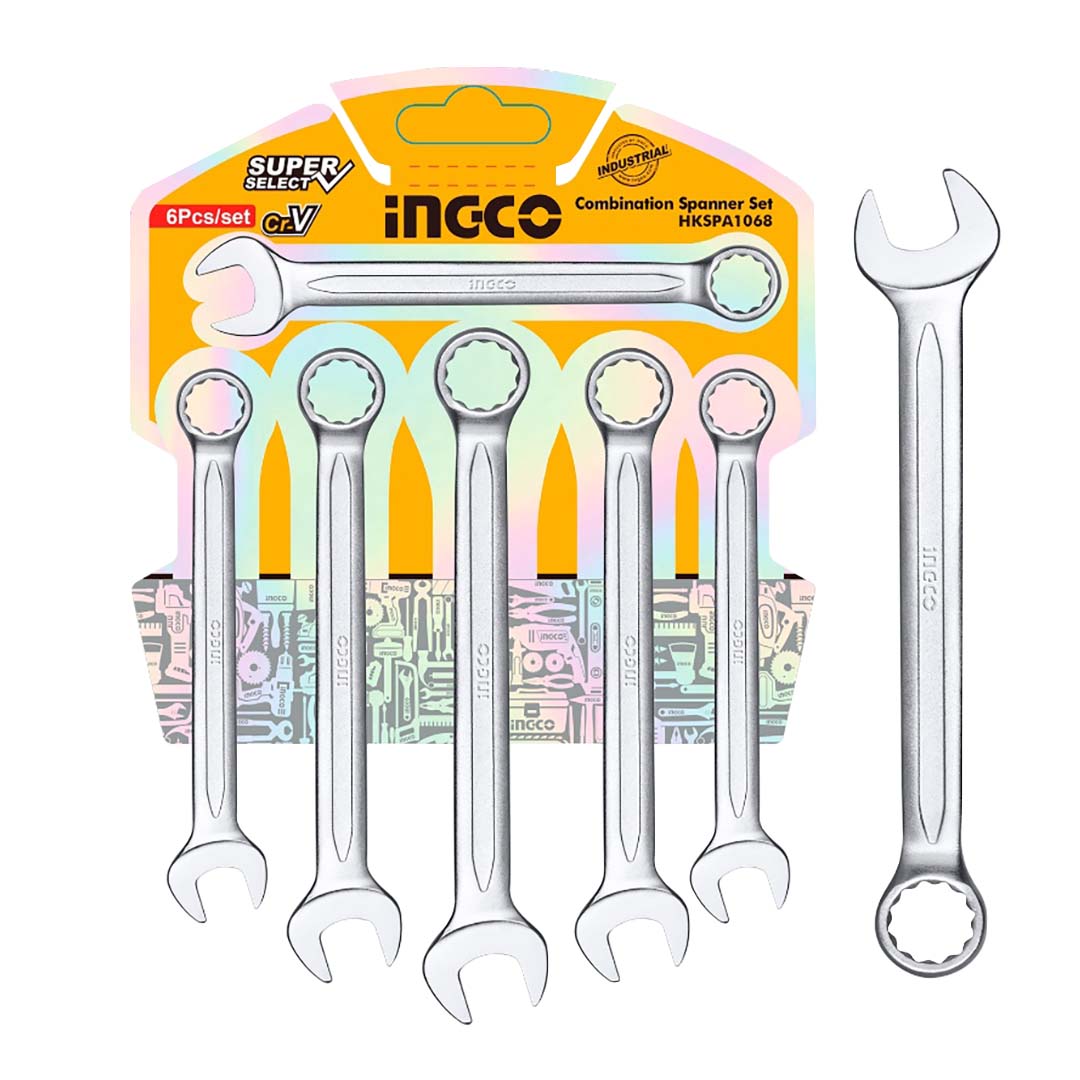 Cles Mixtes Ingco 6pcs 8 17mm Ingco