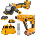 Marteau et meule ingco 20v