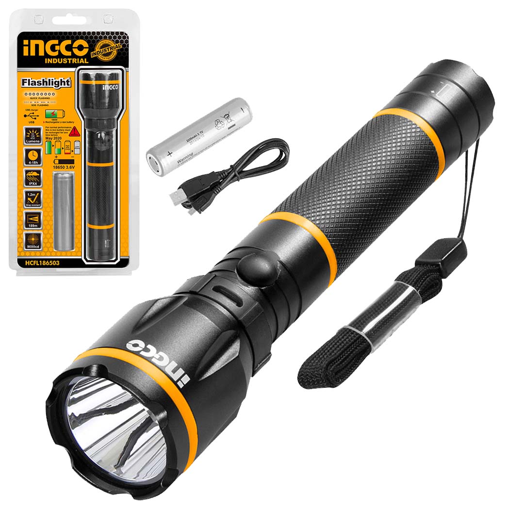 Torche led rechargeable ingco - Ingco
