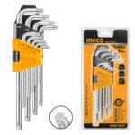 Cles torx 9pcs t10-t50 ingco