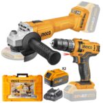 Pack visseuse et meule 20v 4a  valise ingco