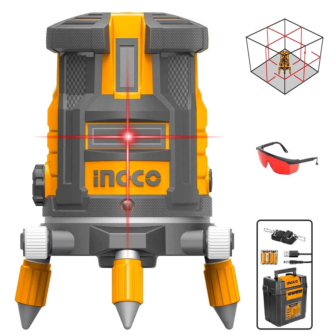 Niveau laser 5 lignes ingco - Ingco