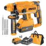 Marteau perforateur ingco 20v-4ah 2b-1c