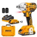 Cle a choc 20v valise ingco