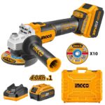 Meule a disque ingco 20v 4a valise