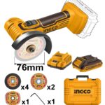 Disqueuse ingco 20v en valise