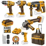 Pack sans fil ingco 25 pcs 20v 4ah