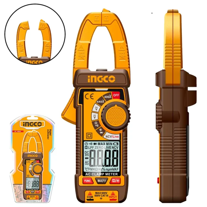 Clamp meter 400a ingco – Image 1