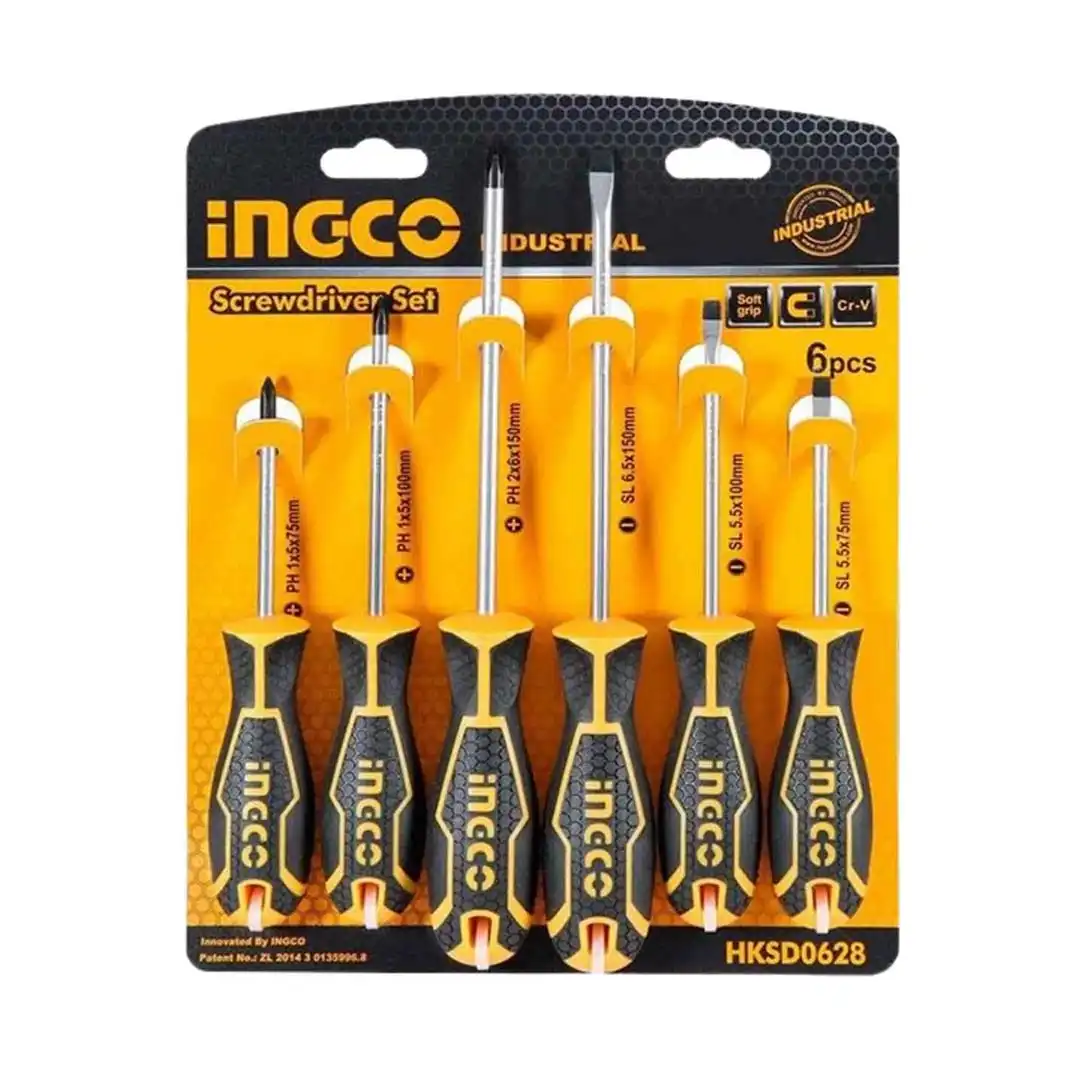 TOURNEVIS-INGCO-6-PCS-HKSD0628.webp Tournevis ingco 6 pcs hksd0628 – Image 1
