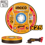 Disques pour meule  ingco 25 pcs 115mm
